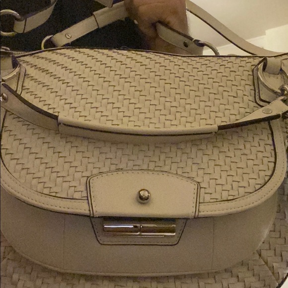 Coach Purse   S/V Parchment - Picture 8 of 16